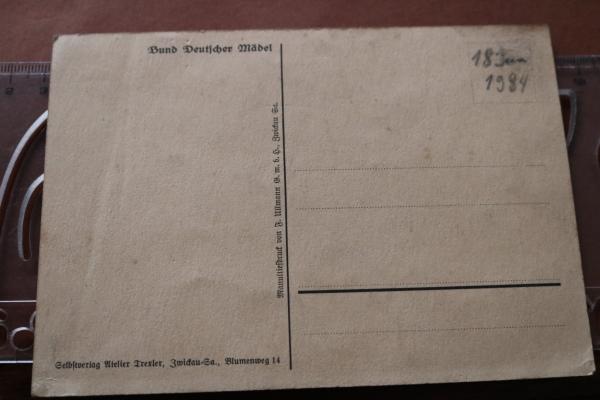 alte Postkarte - BDM Deutsch sein heißt treu sein! Trexler, R.